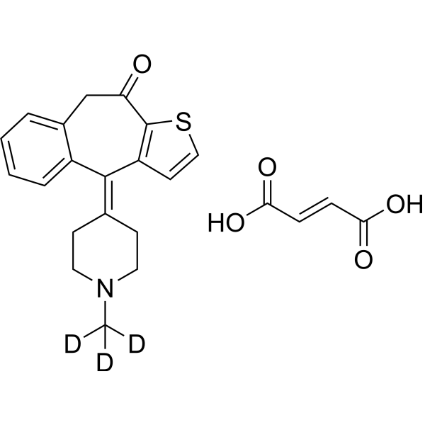 Ketotifen-d3 fumarate 1795138-23-6